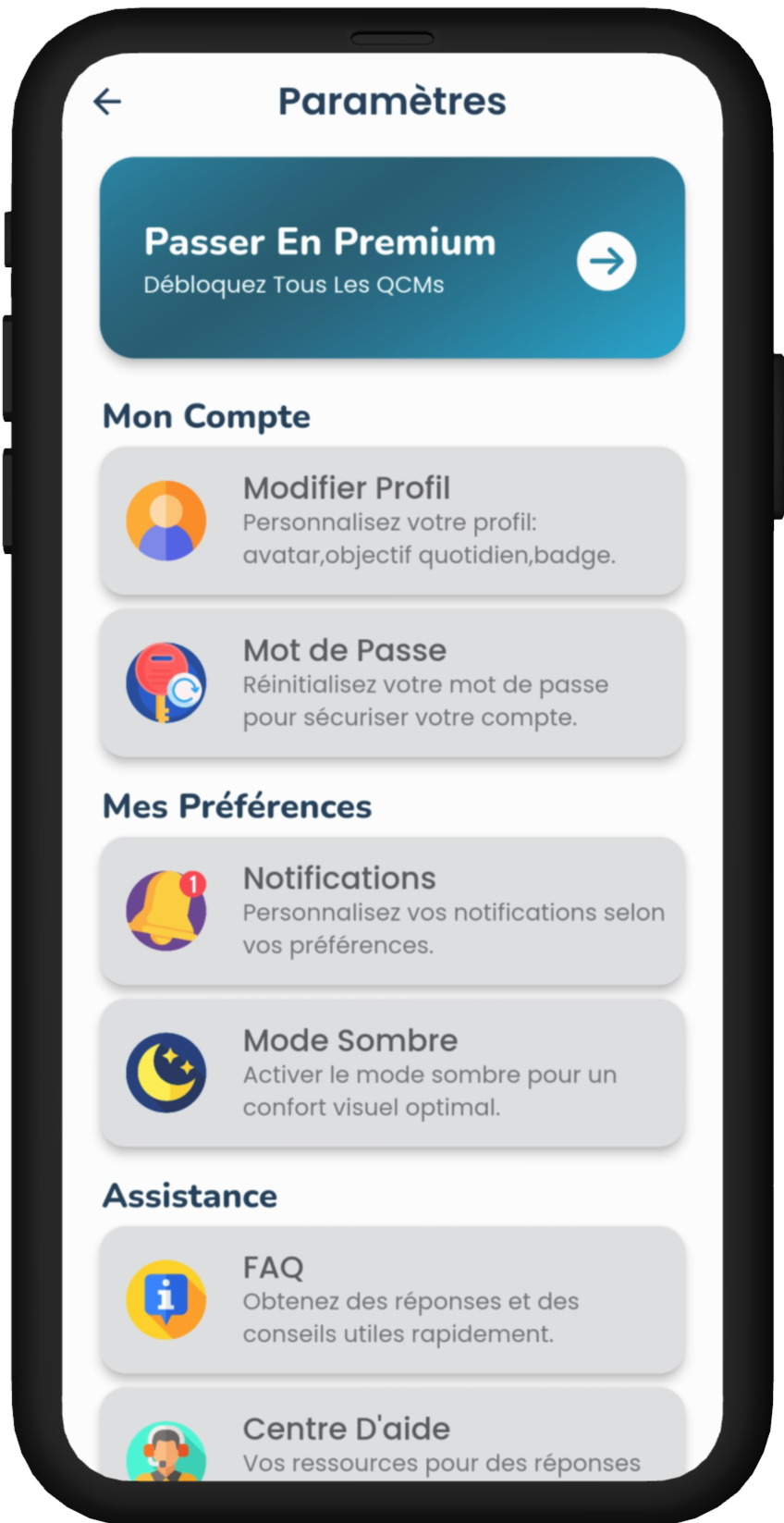 Settings Screen